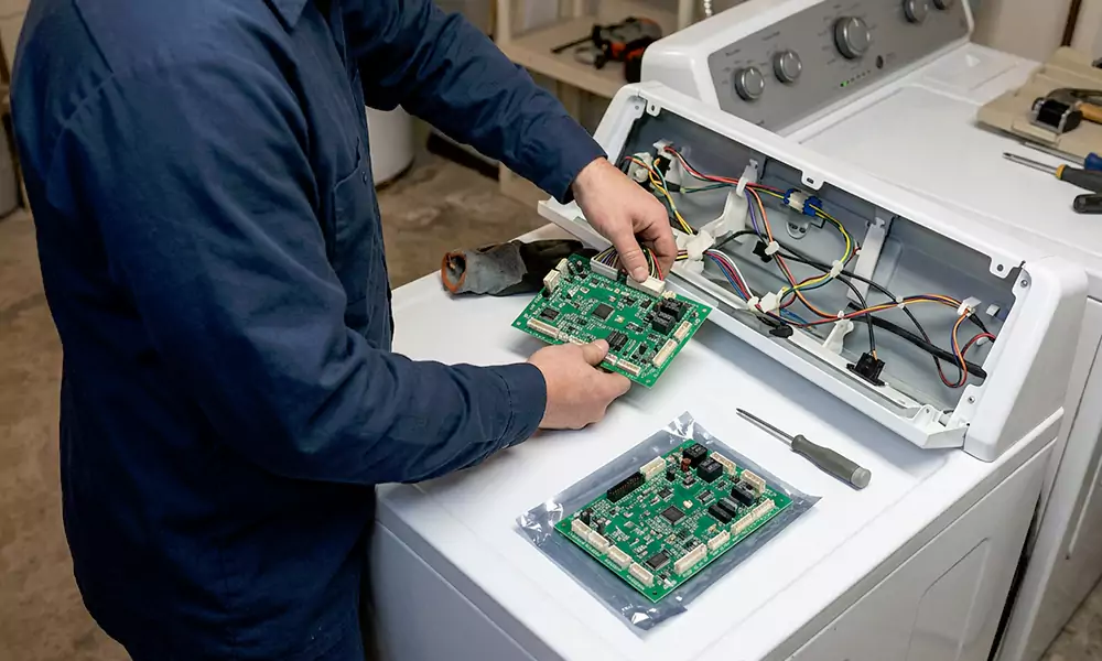 Washer Control Board Replacement in Newtonville, MA