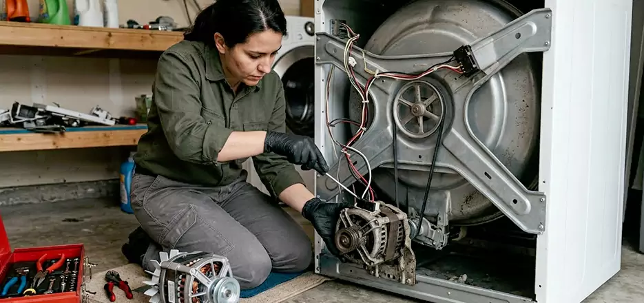 Dryer Motor Change Service in Newtonville