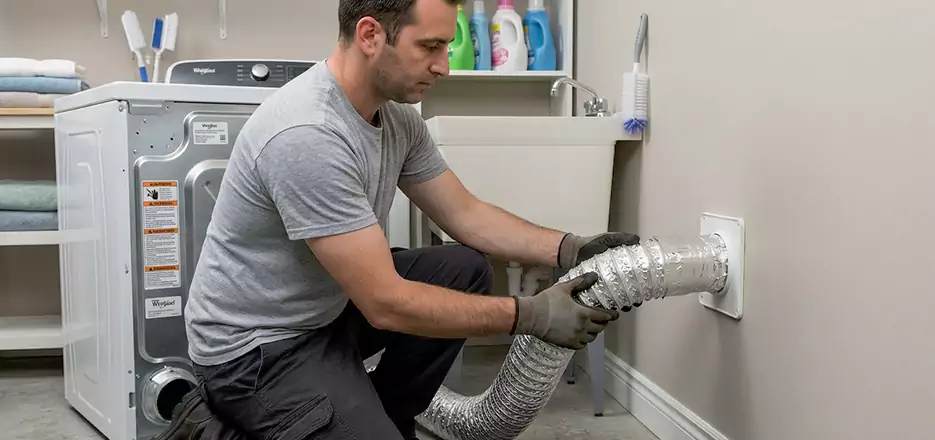 Dryer Exhaust Vent Repair in Newtonville